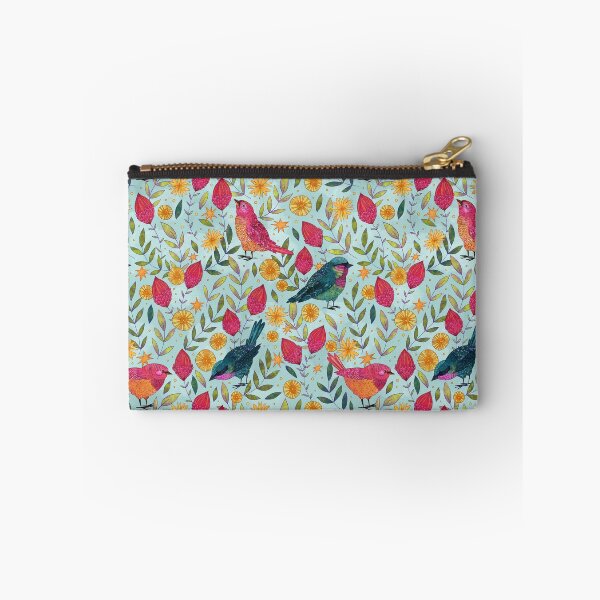 Item preview, Finches - Light Blue designed and sold by inkedinred.