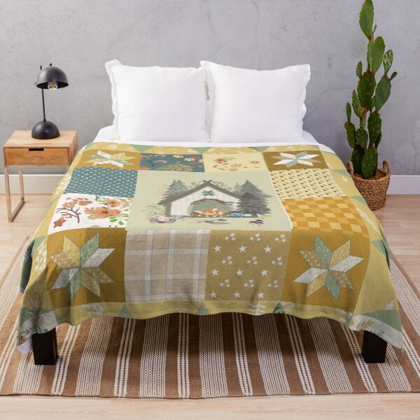 Item preview, Woodland PAtchwork Quilt designed and sold by Kim Prowse.