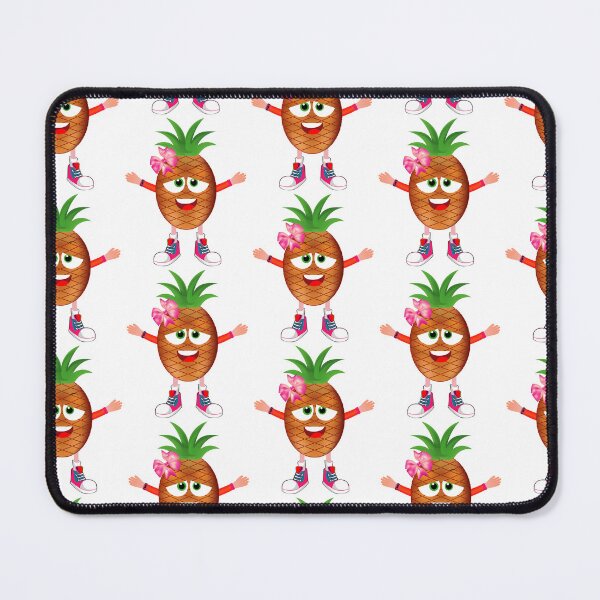 Item preview, Satisfied Pineapple Animated Character Girl Version designed and sold by ExpressiveToon.