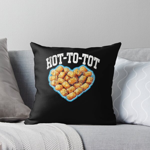 Artikelvorschau, Hot Tot Cute Potato Tater Tots Heart Food Pun Design entworfen und verkauft von QLShop.