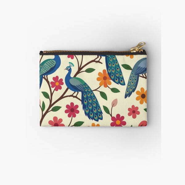 Item preview, Folk Floral Peacock Motif Illustration | Retro Image designed and sold by Sakshiartwork.