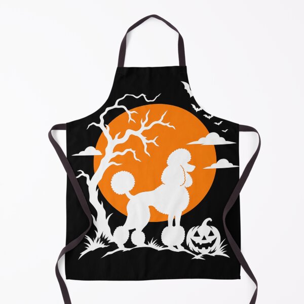 Item preview, Spooky Poodle Under the Orange Moon designed and sold by vinhle-olive.