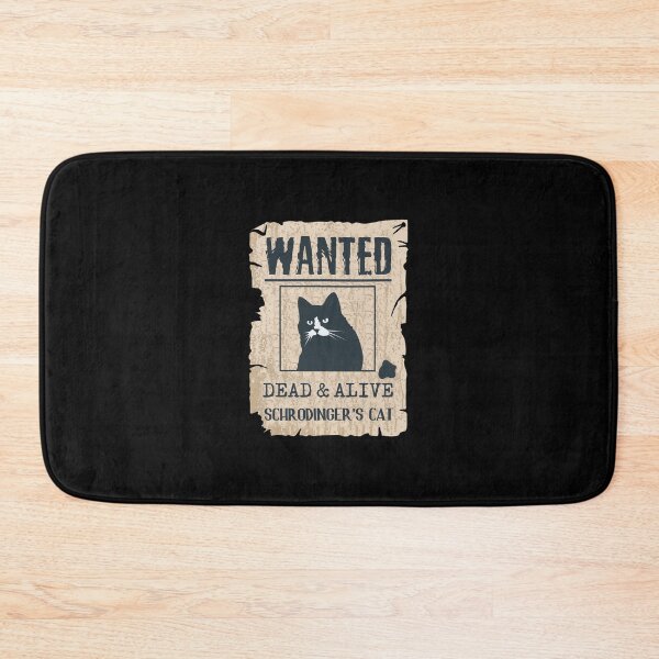 Item preview, Wanted Poster Schrodinger Cat Dead Alive Funny Science designed and sold by Jalynehnerdfg.