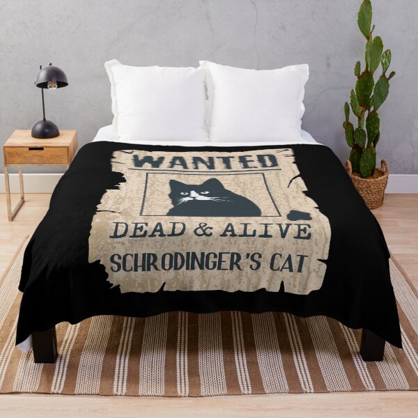 Item preview, Wanted Poster Schrodinger Cat Dead Alive Funny Science designed and sold by Jalynehnerdfg.