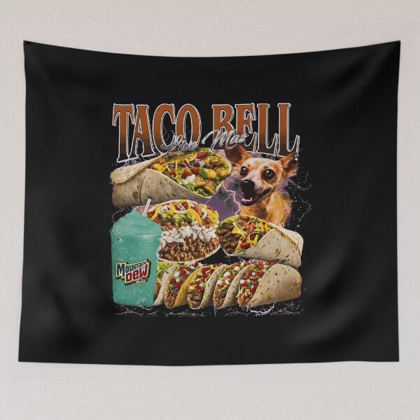 Item preview, Taco Bell Live Mas Retro Chihuahua Food Tacos designed and sold by Kimberly452174.