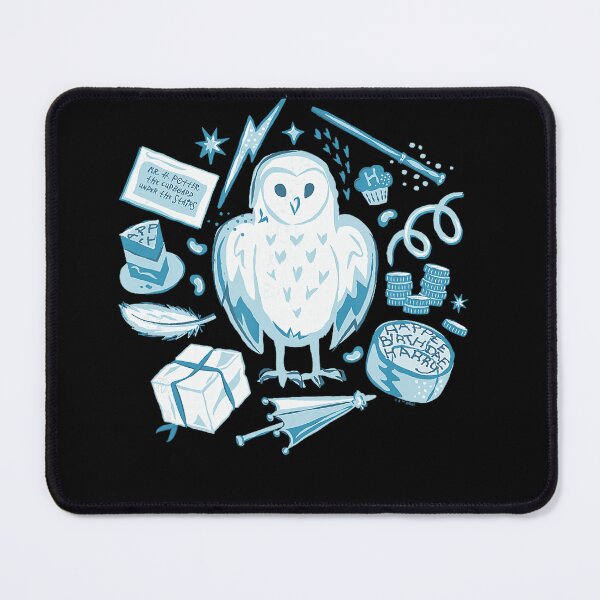 Item preview, Hedwig Birthday Wizarding Icon Collage designed and sold by Rhonda Hayden.