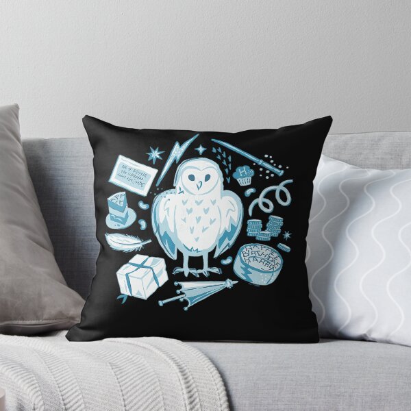 Item preview, Hedwig Birthday Wizarding Icon Collage designed and sold by Rhonda Hayden.