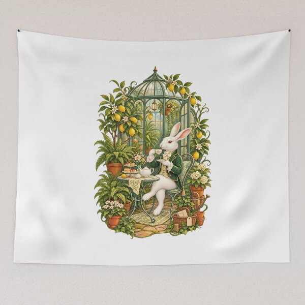 Item preview, Rabbit Greenhouse Afternoon Tea Garden designed and sold by SiripornSeaynng.