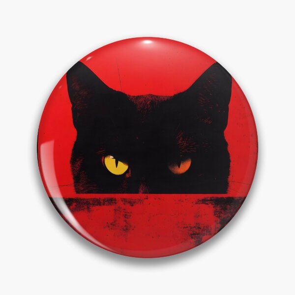 Item preview, Black cat in REd designed and sold by KiraChie.