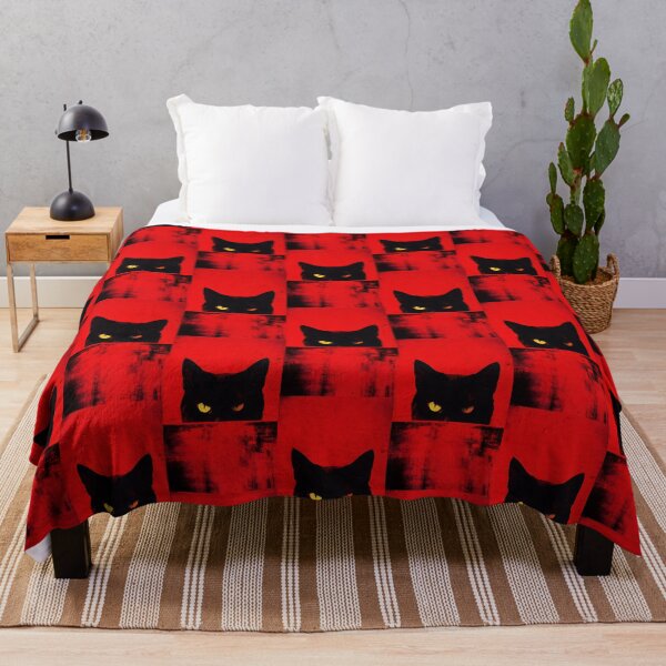 Item preview, Black cat in REd designed and sold by KiraChie.