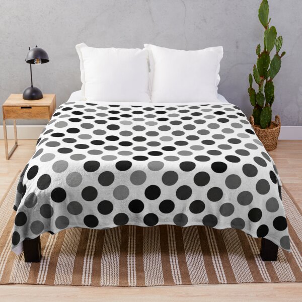 Item preview, Black White Polka Dot Pattern designed and sold by ShivCraftStudio.