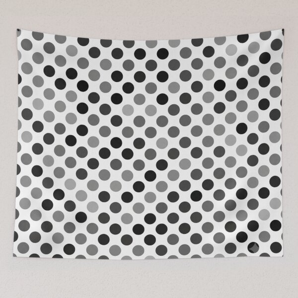 Item preview, Black White Polka Dot Pattern designed and sold by ShivCraftStudio.