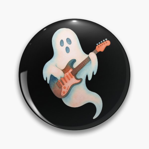 Item preview, Music lover gift ~ ghost playing guitar  designed and sold by OmStudioz .