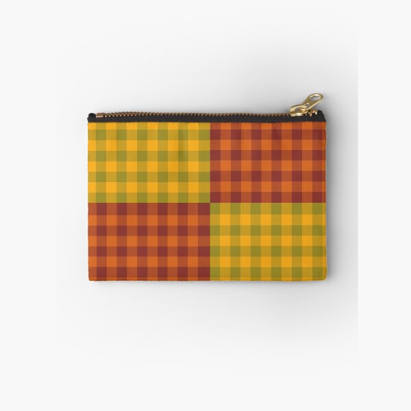 Item preview, Plaid Gingham Pattern Orange Yellow designed and sold by ArtbyDebbieC.