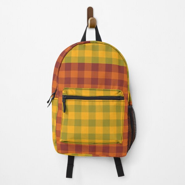 Item preview, Plaid Gingham Pattern Orange Yellow designed and sold by ArtbyDebbieC.