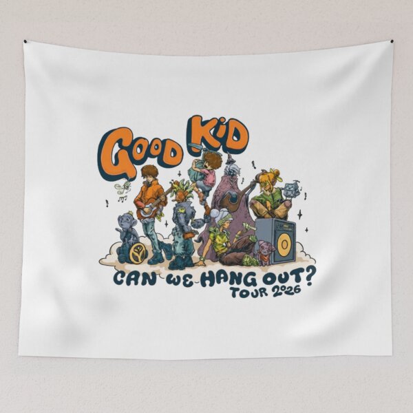 Item preview, good kid can we hang out tour 2026 vintage indie rock graphic designed and sold by JosephTyre3.