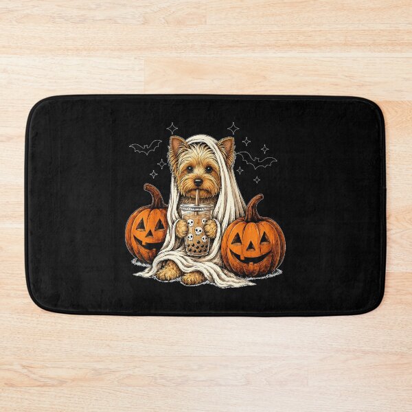 Item preview, Yorkshire Terrier Ghost and Boba Cute Halloween designed and sold by DaphoLatara.