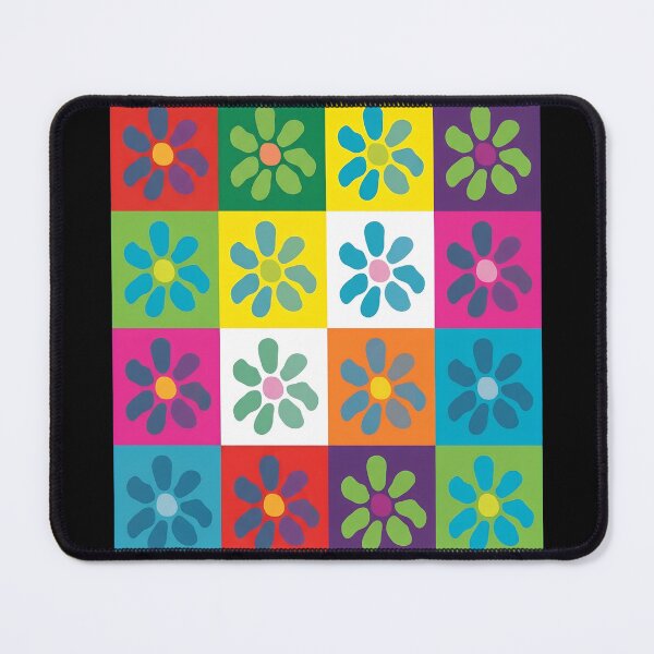 Item preview, Pop Art Flower Grid designed and sold by SketchyCrew.