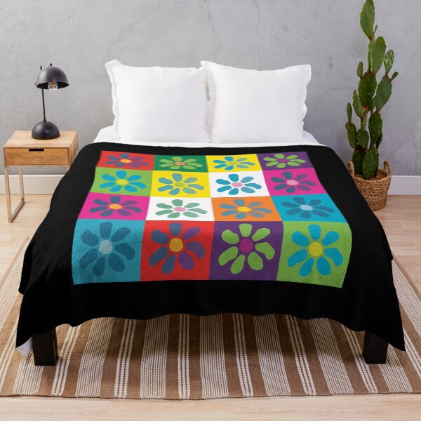 Item preview, Pop Art Flower Grid designed and sold by SketchyCrew.