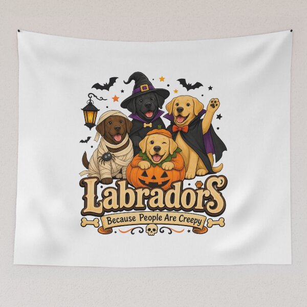 Item preview, Labradors Halloween Costumes Dog Spooky Funny designed and sold by OlyvieArt.
