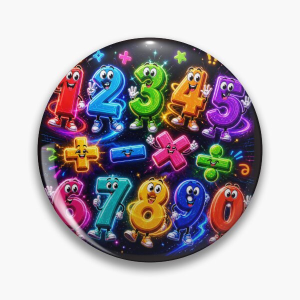 Item preview, Elementary Math Teacher Cute Numbers Squad designed and sold by soin10s-designs.