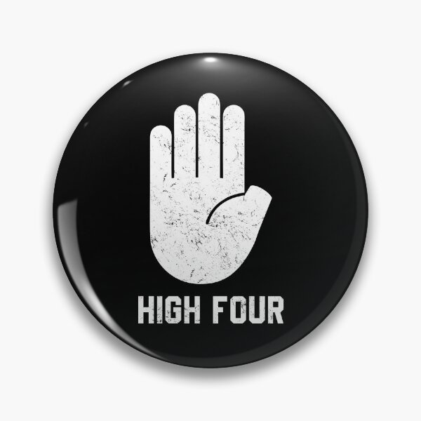 Item preview, High Four - Funny Finger Amputation Gift designed and sold by xelkaiory.