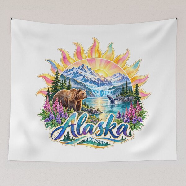Item preview, Last Frontier State Sun designed and sold by Whimspired By Paxx.