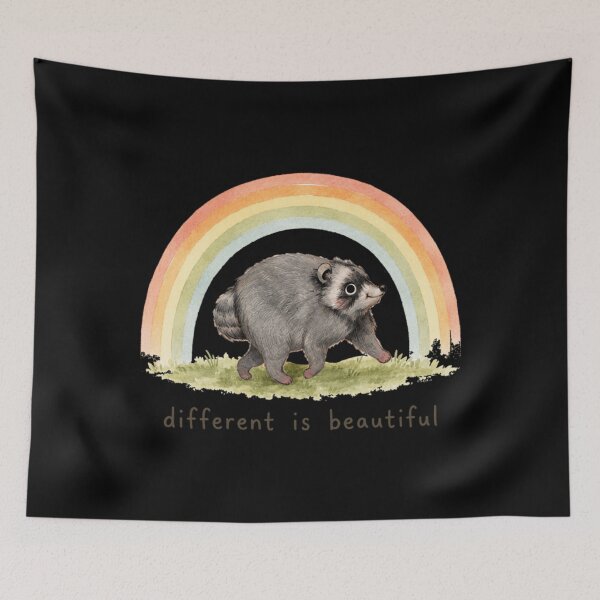 Item preview, Different Is Beautiful Jimothy Raccoon  Internet Meme designed and sold by DavidFredia.