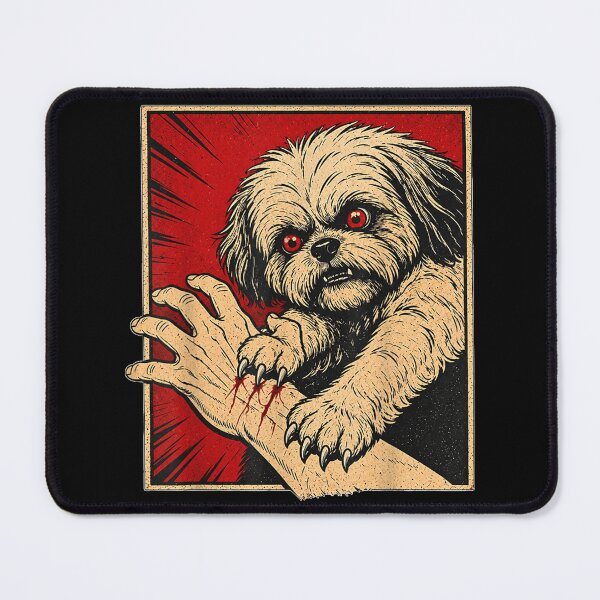 Item preview, Shih Tzu Halloween Scratch Horror Vintage Spooky Dog Lover designed and sold by Aladino Tamayo.