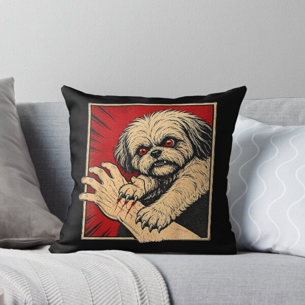 Item preview, Shih Tzu Halloween Scratch Horror Vintage Spooky Dog Lover designed and sold by Aladino Tamayo.