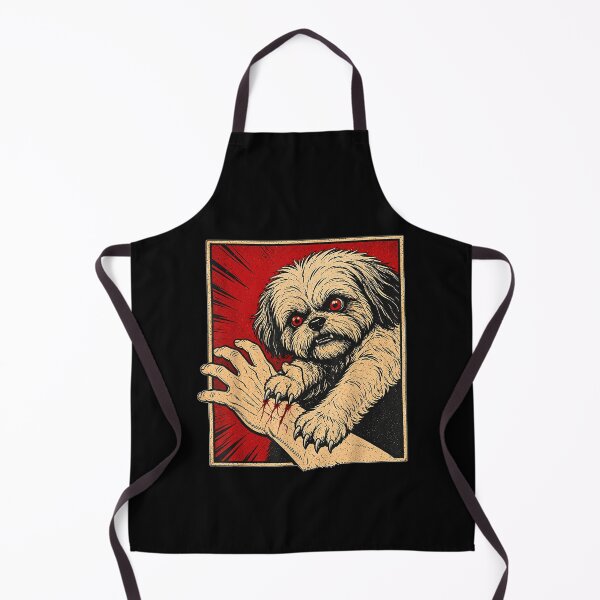 Item preview, Shih Tzu Halloween Scratch Horror Vintage Spooky Dog Lover designed and sold by Aladino Tamayo.