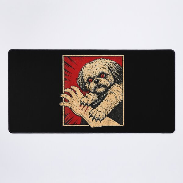 Item preview, Shih Tzu Halloween Scratch Horror Vintage Spooky Dog Lover designed and sold by Aladino Tamayo.