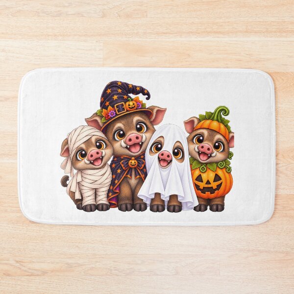 Item preview, pig species Pumpkin Halloween Ghost pig species designed and sold by QuiteOrbit.