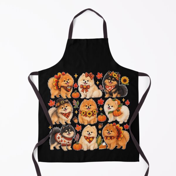 Item preview, Cute Pomeranian Dog Turkey Thanksgiving Fall Autumn designed and sold by DaphoLatara.