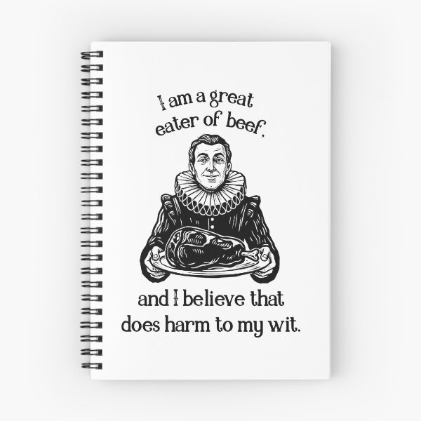 Item preview, Great Eater of Beef – Funny Twelfth Night Shakespeare Quote | Theatre Kid & Drama Teacher Gift, Holiday Feast Humor designed and sold by theatrefinery.