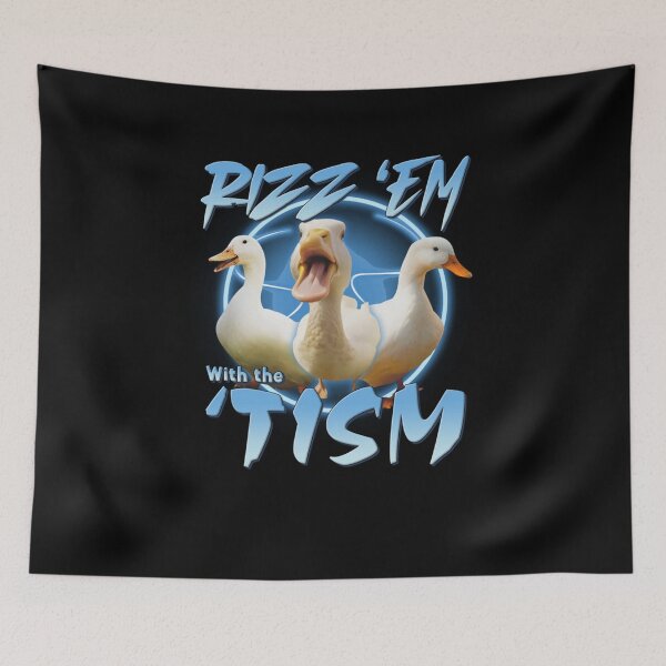 Item preview, Duck Rizz Em With The Tism Funny Animal Lover Men Women designed and sold by DavidFredia.