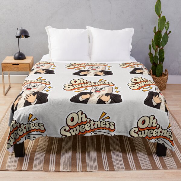 Item preview, Oh Sweetness Retro Sugar Cube Mascot Graphic designed and sold by NovaToons.