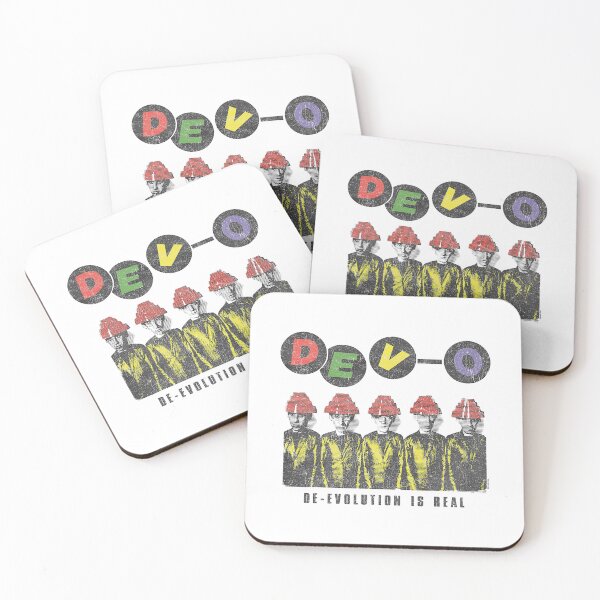 Item preview, Devo De-Evolution Is Real New Wave Energy Dome designed and sold by ImeldaSparks.