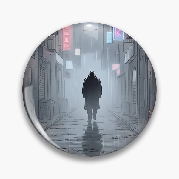 Item preview, Epilogue Agog Scene: Rain-Soaked Alley & Hacking Lessons Poster designed and sold by axp7884.