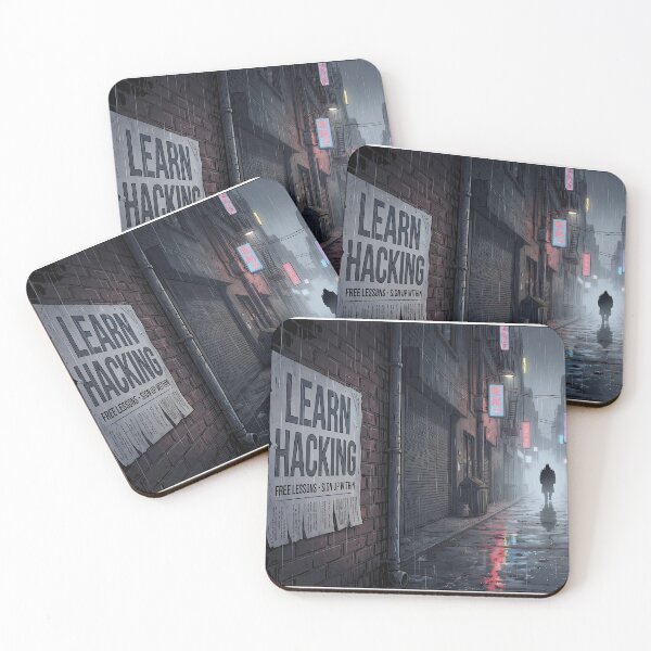 Item preview, Epilogue Agog Scene: Rain-Soaked Alley & Hacking Lessons Poster designed and sold by axp7884.