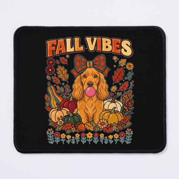 Item preview, Fall Vibes Cocker Spaniel Dog Coquette Pumpkin Autumn Season  designed and sold by DaphoLatara.