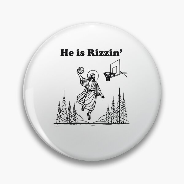 Item preview, Funny Jesus Basketball He Is Rizzin Christian Easter  designed and sold by loveconfident.