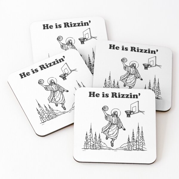 Item preview, Funny Jesus Basketball He Is Rizzin Christian Easter  designed and sold by loveconfident.