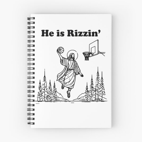 Item preview, Funny Jesus Basketball He Is Rizzin Christian Easter  designed and sold by loveconfident.