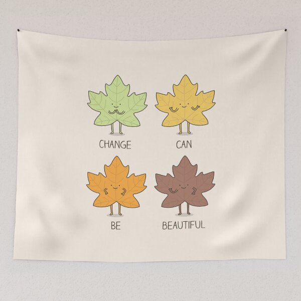 Item preview, Change can be beautiful designed and sold by Milkyprint.