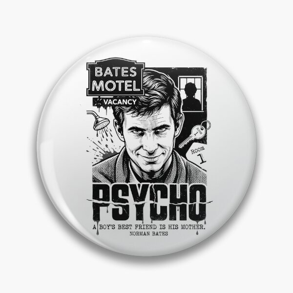 Item preview, El psicópata Norman Bates designed and sold by Spooky Sugar.