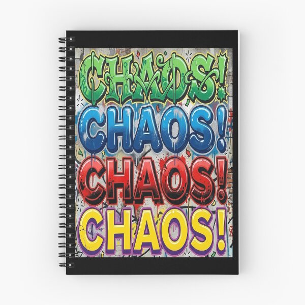 Item preview, Vibrant CHAOS! Graffiti Typography Colorful Street Art. designed and sold by Giulivo Store Graphic.