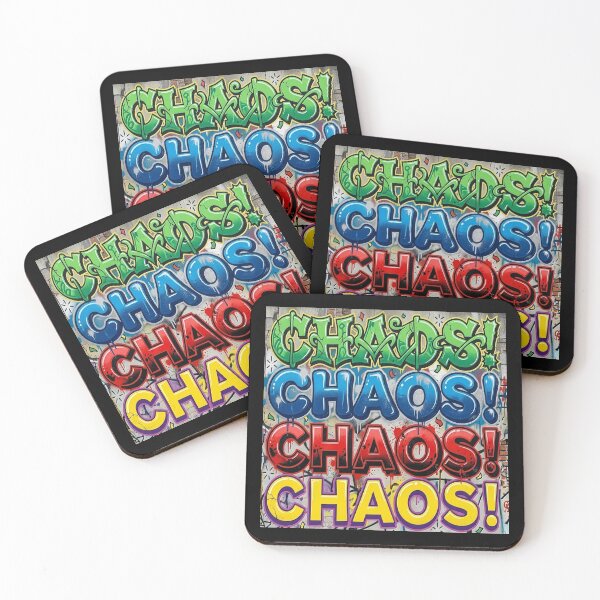 Item preview, Vibrant CHAOS! Graffiti Typography Colorful Street Art. designed and sold by Giulivo Store Graphic.