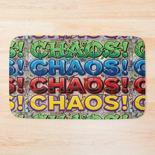 Item preview, Vibrant CHAOS! Graffiti Typography Colorful Street Art. designed and sold by Giulivo Store Graphic.