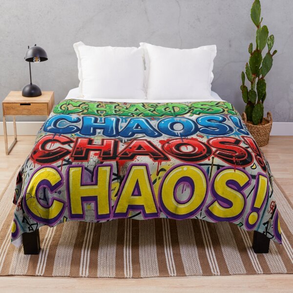 Item preview, Vibrant CHAOS! Graffiti Typography Colorful Street Art. designed and sold by Giulivo Store Graphic.